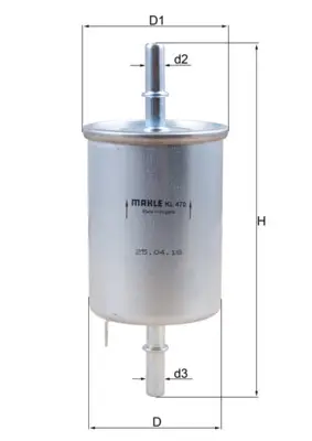 Must-Have KNECHT KL 470 - Kraftstofffilter