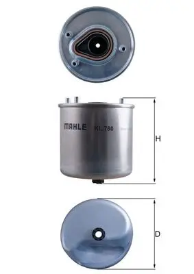 KNECHT KL 780 - Kraftstofffilter Neue Kollektion