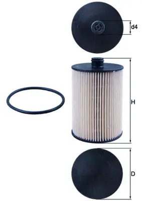 Schnäppchen KNECHT KX 226D - Kraftstofffilter