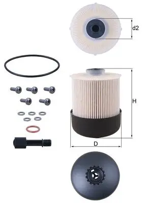 Echt KNECHT KX 338/26D - Kraftstofffilter