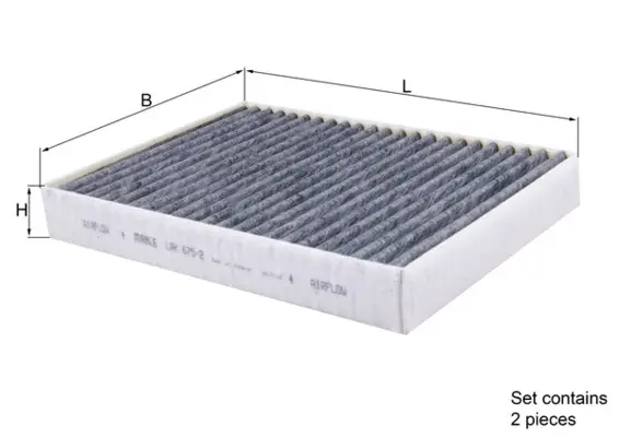 Echt KNECHT LAK 675/2/S - Filter, Innenraumluft