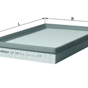 Schneller Versand KNECHT LX 1811 - Luftfilter