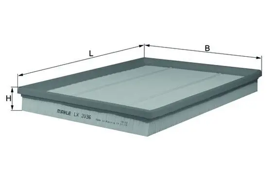 Billig KNECHT LX 2036 - Luftfilter
