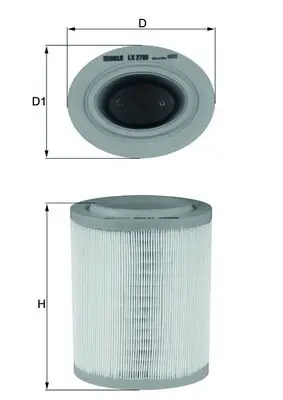 Neue Kollektion KNECHT LX 2790 - Luftfilter