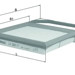 KNECHT LX 2841/7 - Luftfilter Geprüft