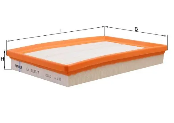 Geprüft KNECHT LX 4031/2 - Luftfilter