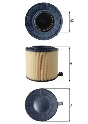 Neue Kollektion KNECHT LX 4406 - Luftfilter