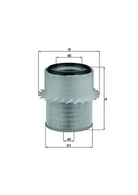 Geprüft KNECHT LX 673 - Luftfilter