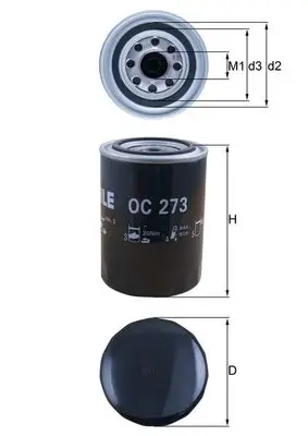 Knallerangebot KNECHT OC 273 - Ölfilter
