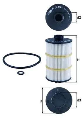 KNECHT OX 1123D - Ölfilter Neuheit