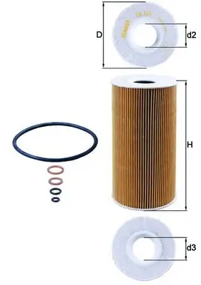 Letzte Chance KNECHT OX 126D - Ölfilter
