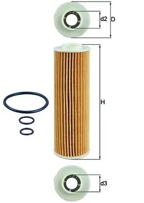 Expressversand KNECHT OX 183/5D - Ölfilter