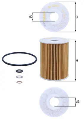 KNECHT OX 355/3D - Ölfilter Preisknaller