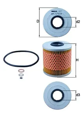 KNECHT OX 91D - Ölfilter Markenware