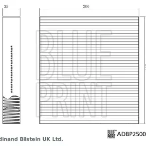 BLUE PRINT ADBP250056 - Filter, Innenraumluft Bestseller