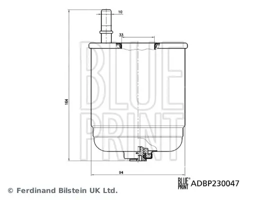Bestseller BLUE PRINT ADBP230047 - Kraftstofffilter