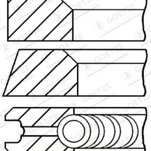 Top-Angebot GOETZE ENGINE 08-295400-00 - Kolbenringsatz