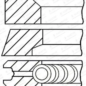 GOETZE ENGINE 08-445100-00 - Kolbenringsatz Top-Seller