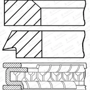 GOETZE ENGINE 08-446900-00 - Kolbenringsatz Günstig
