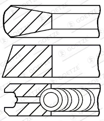 GOETZE ENGINE 08-783000-00 - Kolbenringsatz Top-Preis