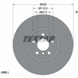TEXTAR 92316205 - Bremsscheibe - PRO+ Angebot