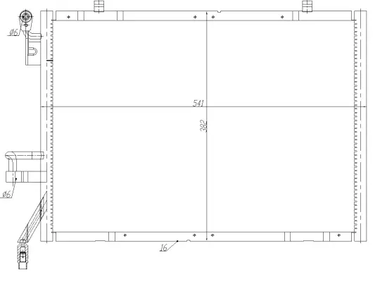Bestseller NRF 350483 - Kondensator, Klimaanlage - EASY FIT