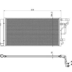 Billig NRF 350491 - Kondensator, Klimaanlage - EASY FIT