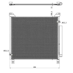 Zertifiziert NRF 350499 - Kondensator, Klimaanlage - EASY FIT