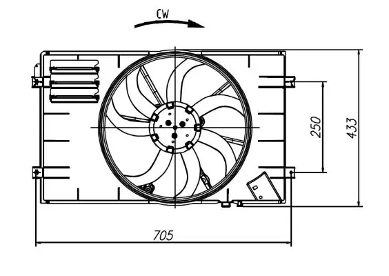 Letzte Chance NRF 47927 - Lüfter, Motorkühlung