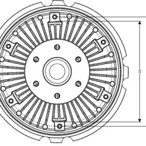 Bestseller NRF 49712 - Kupplung, Kühlerlüfter