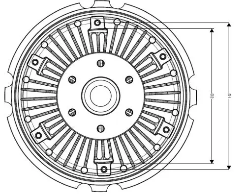Bestseller NRF 49712 - Kupplung, Kühlerlüfter