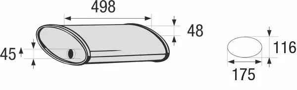 Versand Am Gleichen Tag BOSAL 248-063 - Mittelschalldämpfer, Universal
