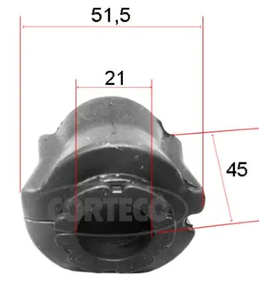 CORTECO 49371817 - Lagerung, Stabilisator Geprüft