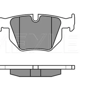 Sonderangebot MEYLE 025 212 8217/PD - Bremsbelagsatz, Scheibenbremse - MEYLE-PD Advanced performance and design.
