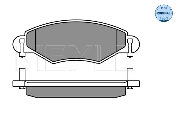 MEYLE 025 233 4017/W - Bremsbelagsatz, Scheibenbremse - MEYLE-ORIGINAL True to OE. Preisknaller