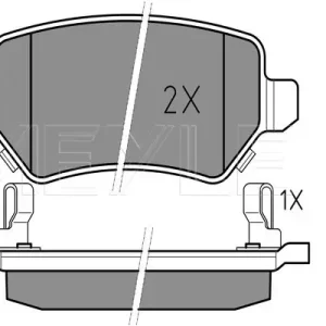 MEYLE 025 234 1715/PD - Bremsbelagsatz, Scheibenbremse - MEYLE-PD Advanced performance and design. Nur Für Kurze Zeit