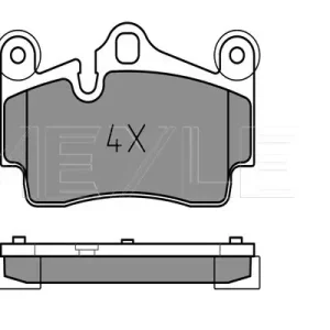 Top-Angebot MEYLE 025 236 9417/PD - Bremsbelagsatz, Scheibenbremse - MEYLE-PD Advanced performance and design.