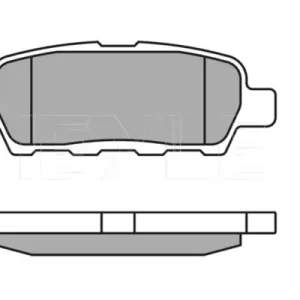 Nur Für Kurze Zeit MEYLE 025 238 7114/PD - Bremsbelagsatz, Scheibenbremse - MEYLE-PD Advanced performance and design.
