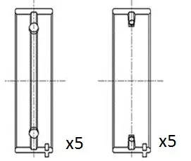 FAI AutoParts BM1003-STD - Kurbelwellenlager Neu Im Sortiment