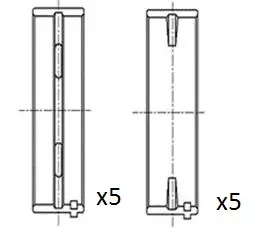 Preisknaller FAI AutoParts BM1026-STD - Kurbelwellenlager