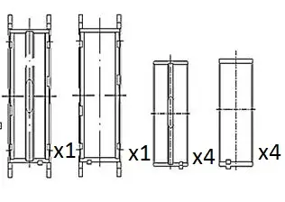 FAI AutoParts BM1055-050 - Kurbelwellenlager Preiswert
