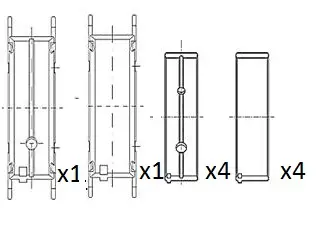 FAI AutoParts BM1068-025 - Kurbelwellenlager Nur Heute