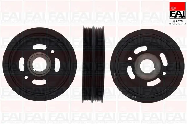 FAI AutoParts FVD1105 - Riemenscheibe, Kurbelwelle Top-Preis