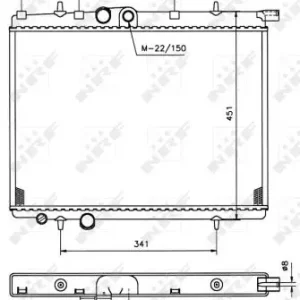 Schneller Versand NRF 509525 - Kühler, Motorkühlung - EASY FIT