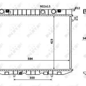 Schnäppchen NRF 509532 - Kühler, Motorkühlung - EASY FIT