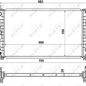 NRF 509638 - Kühler, Motorkühlung - EASY FIT Top-Seller