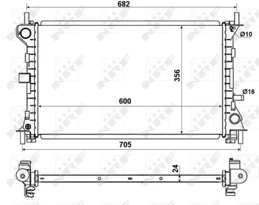 NRF 509638 - Kühler, Motorkühlung - EASY FIT Top-Seller