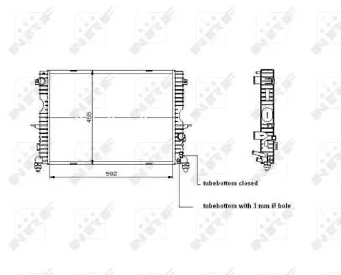 NRF 509729 - Kühler, Motorkühlung - EASY FIT Begrenztes Angebot