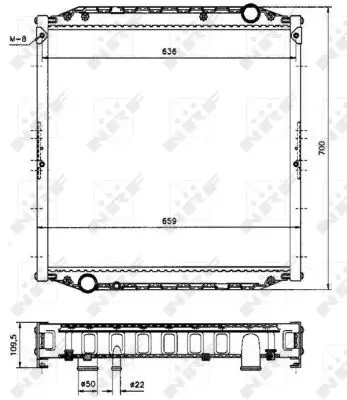 Ausverkauf NRF 51569A - Kühler, Motorkühlung
