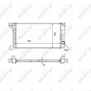NRF 516212 - Kühler, Motorkühlung Neu